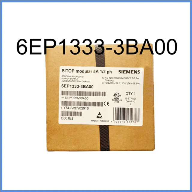 ONE New 6EP1333-3BA00 SITOP 6EP1 333-3BA00 Siemens switching power supply