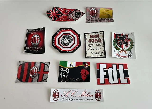 MILAN 10 ADESIVI Stickers Pegatinas Aufkleber Ultras 4323 EUR 17,90 - FR