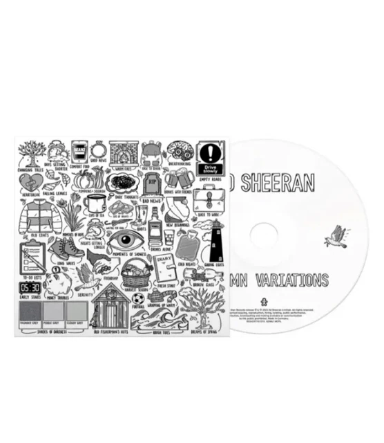Ed Sheeran - Autumn Variations (2023 CD) HAND SIGNED AUTOGRAPHED -