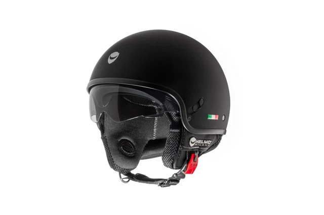 Casque Demi-Jet BHR 94148 Modèle 802 Avec Visière à Disparition Blanc - Taille S (55/56 Cm)