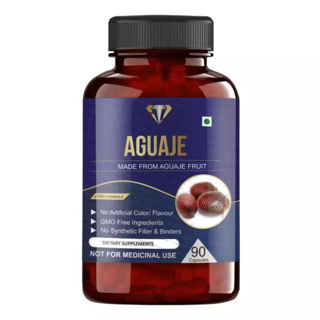 Estratto di frutta Aguaje in polvere Capsule da 10000 mg - 90 pillole -...