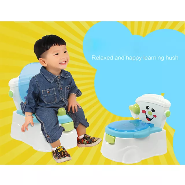 Generic Bébé Siège Réducteur toilette enfant, coussin pot de toilette bébé  Bleu