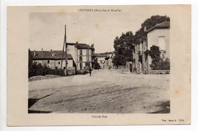 CUSTINES Meurthe et moselle CPA 54 la grande rue