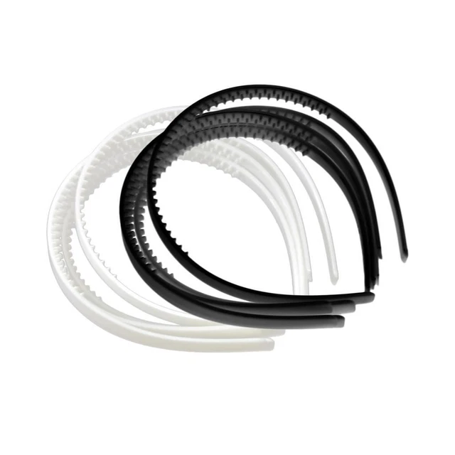 10 Pièces Bandeau En Plastique DIY Bande De Cheveux Cerceau De Cheveux Avec Des