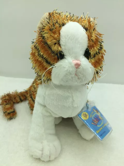 GANZ WEBKINZ Striped Alley Cat Stuffed Toy Animal Plush HM042 — NEW SEALED CODE