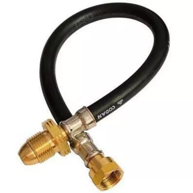 Propane 750mm Pigtail Hose Pipe LPG Calor Gas Changeover Caravan Motorhome R7HPR