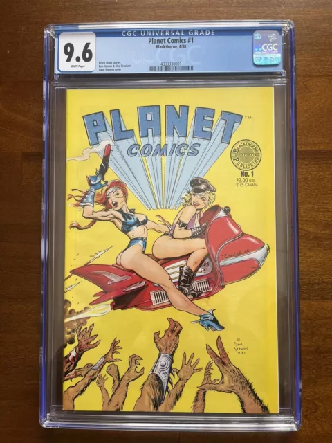 Planet Comics #1 CGC 9.6 Classic Dave Stevens Cover 1988