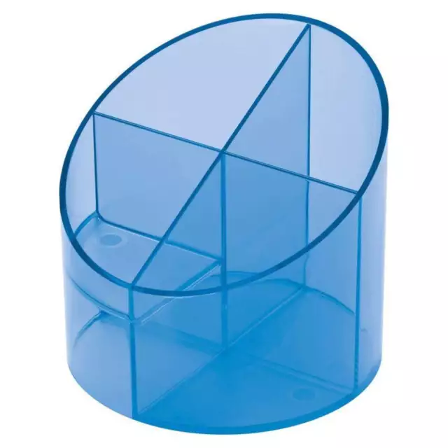 Helit H6390230 Multiköcher, hochglanz transparent blau, 110mm