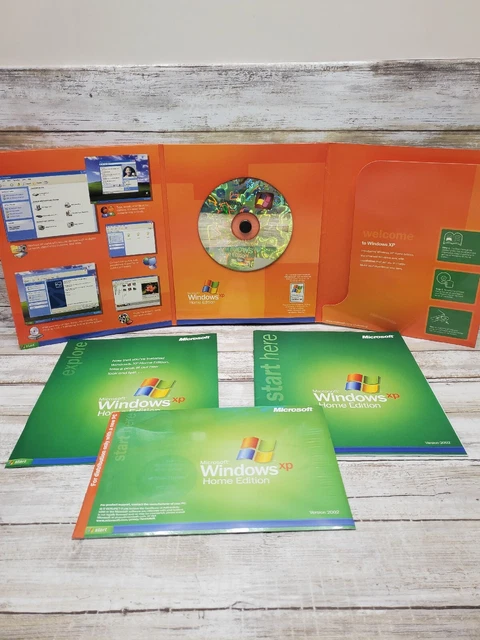 Microsoft Windows XP Home Edition - Version 2002 with Product Key