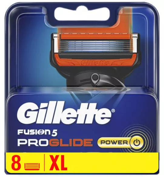 Gillette ProGlide Power Razor Blades - 8 Piece Bundle (2 Packs of 4)