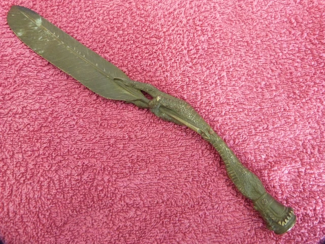 Coupe papier en bronze Épée Jeanne d'Arc