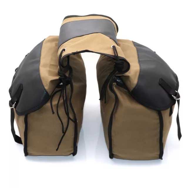 Moto universelle Sacoche de selle bagage en toile sac à outils latéral Scooter