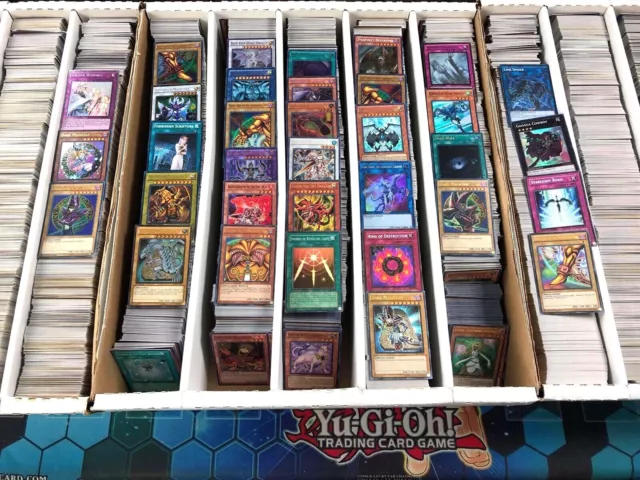 Yugioh 50 Cards All Holographic Holo Foil Collection Box! Great Deck Starter!