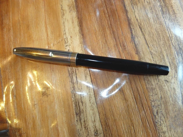 Stylo Plume Sheaffer Fabriqué Aux USA - Occasion Argenté - Bon état
