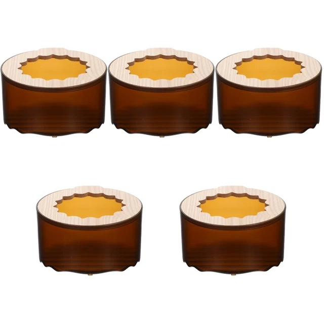 5 PCS Hamster Bath House Hamster Toilet Plastic Containers Bathtub