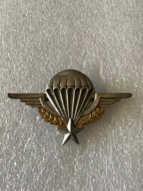 insigne brevet parachutiste Indochine numéroté matriculé Année 1949 A.AUGIS