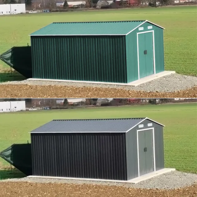 Metal Garden Shed 4 X 6, 6 X 8, 8 X 8, 10 X 8 ft Storage with Frame Sheds Bikes