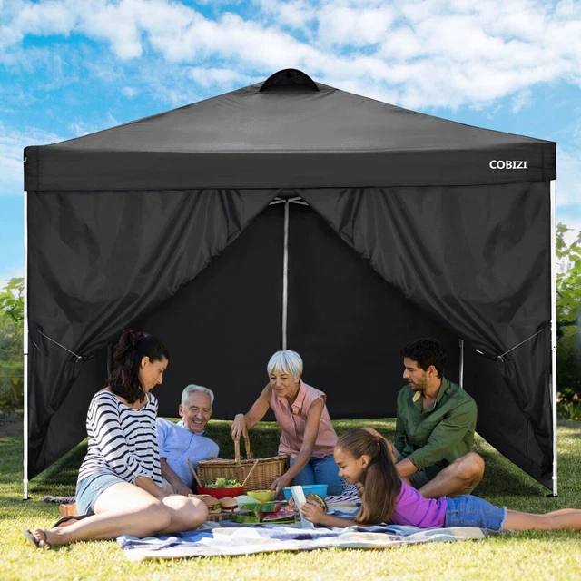 Pavillon Festzelt Gartenzelt 3x3m UV-Schutz 50+ Partyzelt Bierzelt Zelt Garten
