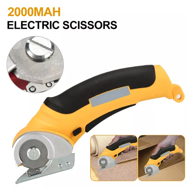 Electric Rotary Cutter Fabric Cutting Tool Rechargeable Electric Scissors