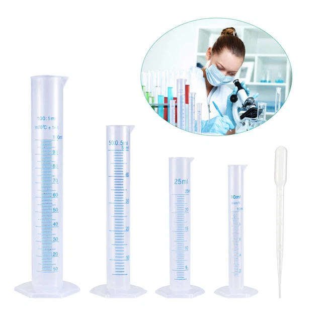 Graduato PRATICO CILINDRO GRADUATO 5 ml cilindro graduato interno casa EUR 15,02 ...