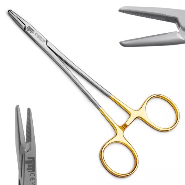 Mayo Hegar Forcep Holder Locking Forceps Tungsten Carbide Tip Lab Tools