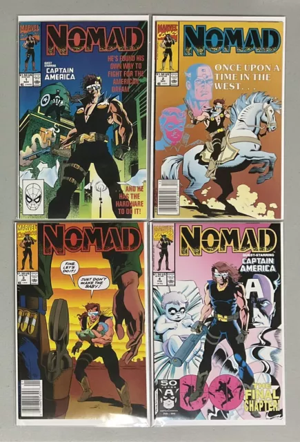 🔥MCU Comic Keys🔥Nomad #1 2 3 4 (1990)🔥VF+(8.0-9.0)🔥Limited Series