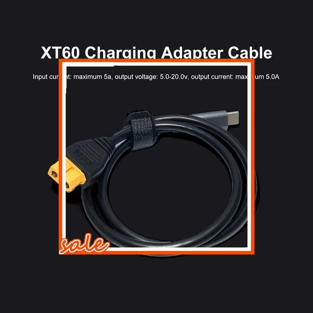 Toolkitrc Sc100 50cm Charging Adapter Cable 5A Power Adapter Line for Battery