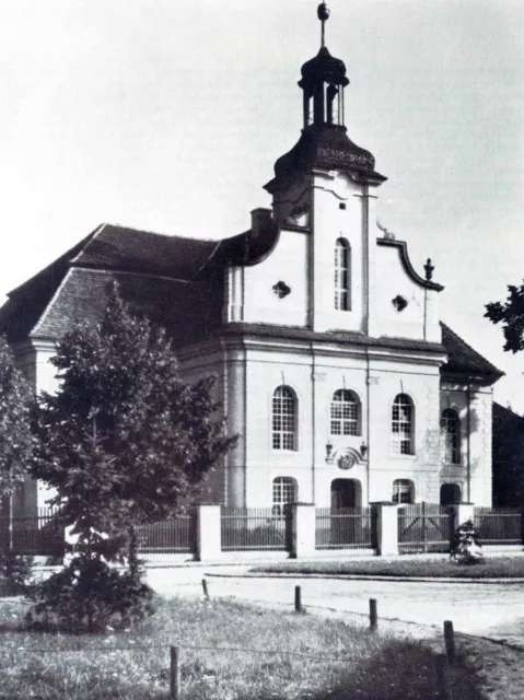 Goschütz/ Goszcz, Groß Wartenberg- Die Klassizistische Kirche (Schlesien) 1934
