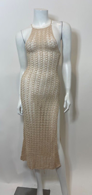 NWT Cult Gaia Demi Knit Dress in Off White Size XS