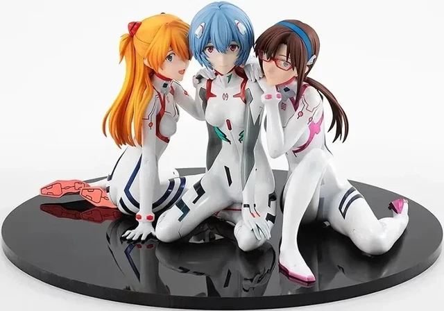 EVANGELION ASUKA AYANAMI REI RARE FIGURE SEGA 20° Anniversario Gainax - Foto 6