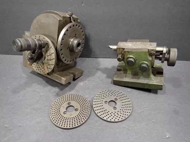 Machinist Dividing Head with Tailstock & 2 Additional Plates