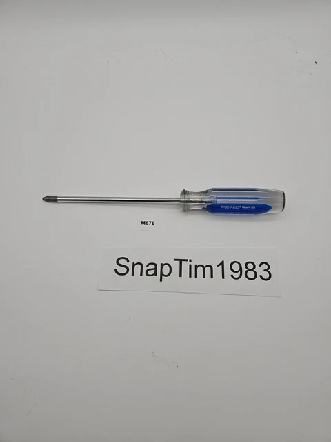 Pratt Read Tools Screwdriver Philips #2 Made in USA