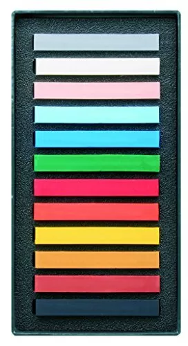 LYRA Polycrayons Soft Pastel Crayons, Set of 12 Crayons, Assorted Colors (565112 2