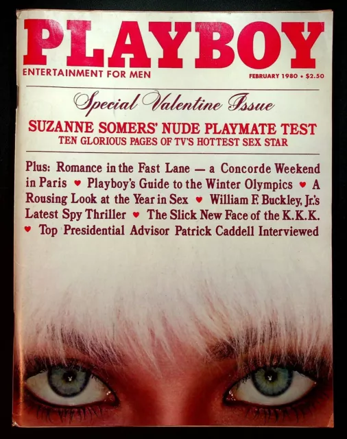 VINTAGE PLAYBOY MAGAZINE February 1980 Valentine Day Suzanne Somers Ku ...
