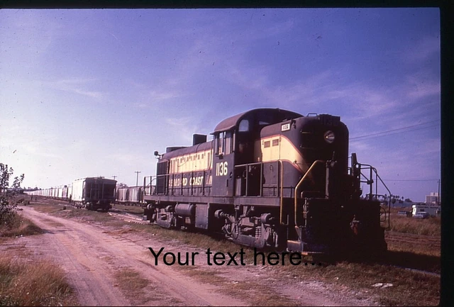 557 Duplicate Slide Seaboard Coastline 1136 Alco RS2 Tampa, FL 1968