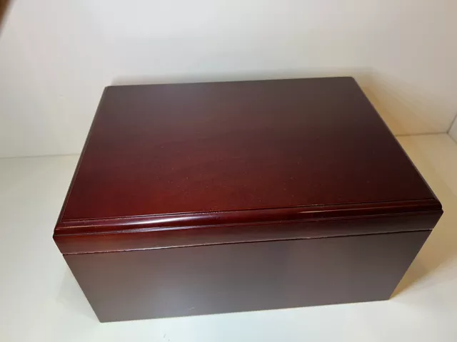 Humidor umidificatore porta 40 sigari cubani in legno Scatola portasigari