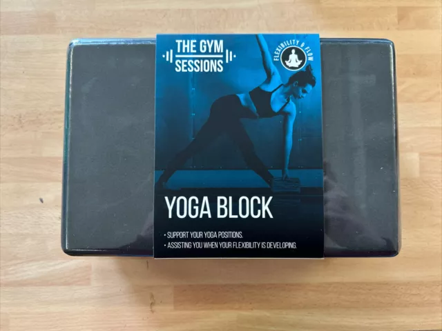 Yoga Block Gym Pad Fitness Flexibility Flow Brick High Density Foam Exercise New