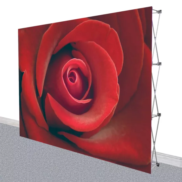 Tension 8x10ft Fabric Backdrop Booth Frame Straight Pop Up Display Stand 3x4