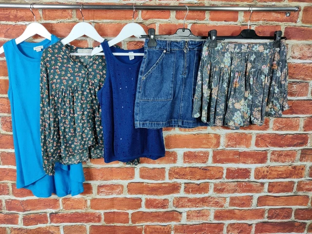 GIRLS BUNDLE AGE 9-10 YEARS NEXT ZARA etc SKIRT SHORTS DRESS TOP BLOUSE 140CM