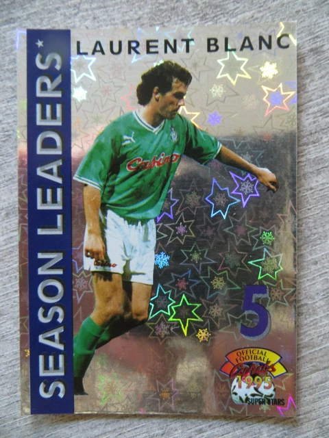 Carte Panini George Weah - 1995 Season Leaders - PSG - Super Stars