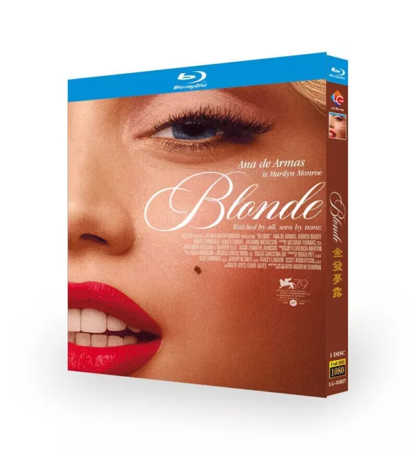 Blonde: Blu-ray Movie DVD(2022) 1-Disc All Region Box Set