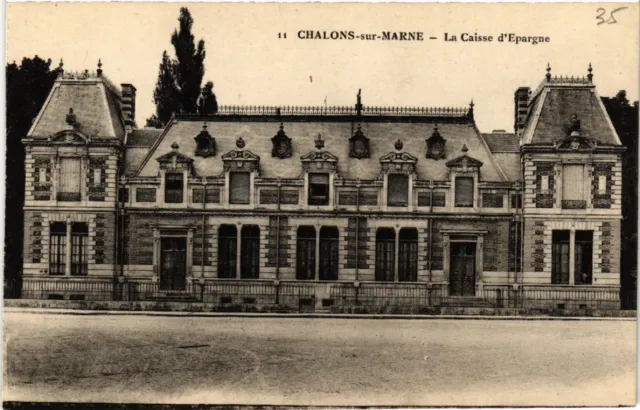 CPA CHALONS-sur-MARNE-La Caisse d'Epargne (491459)
