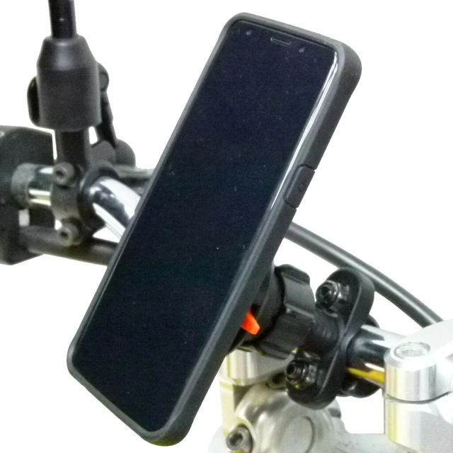 Motorcycle Handlebar U-Bolt Kit TiGRA FITCLIC Neo LITE Case for Samsung Galaxy S20 (sku 54382)