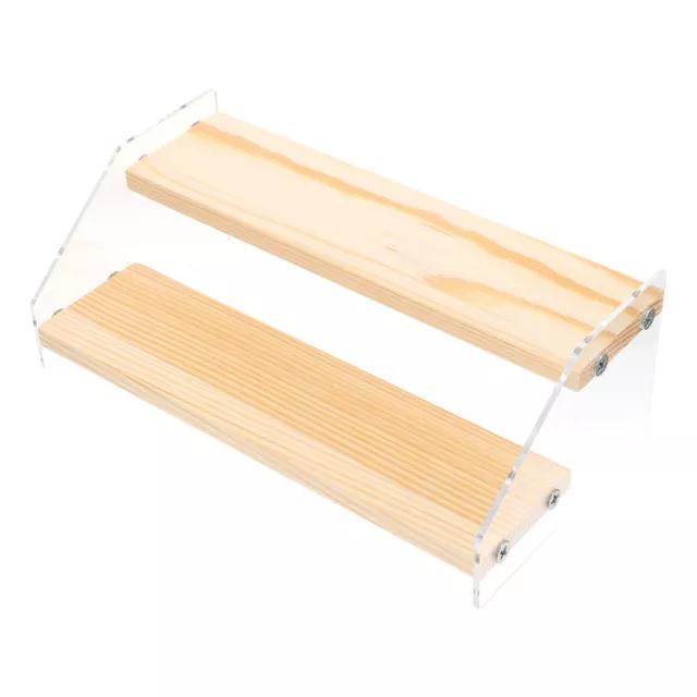 Clear Acrylic Purse Organizer & Display Stand for Cosmetics, Desserts & More-EQ