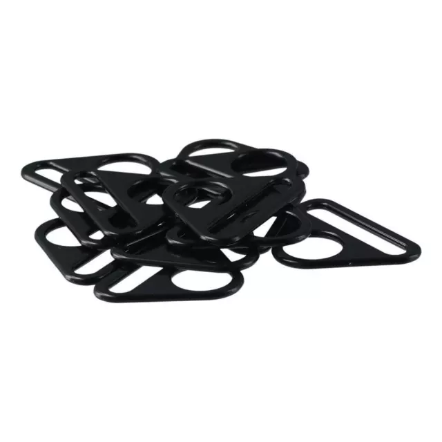 12pcs Thickness: 2.6mm Adjustment Buckles Opening Triangle Ring  for String