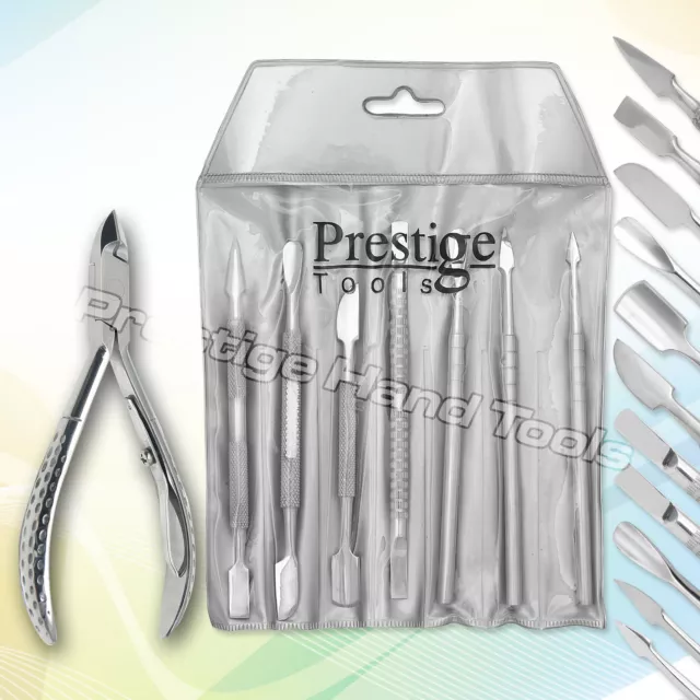 Prestige Professionnel Cuticule Ongle Pinces & Pousseurs Manucure Pédicure