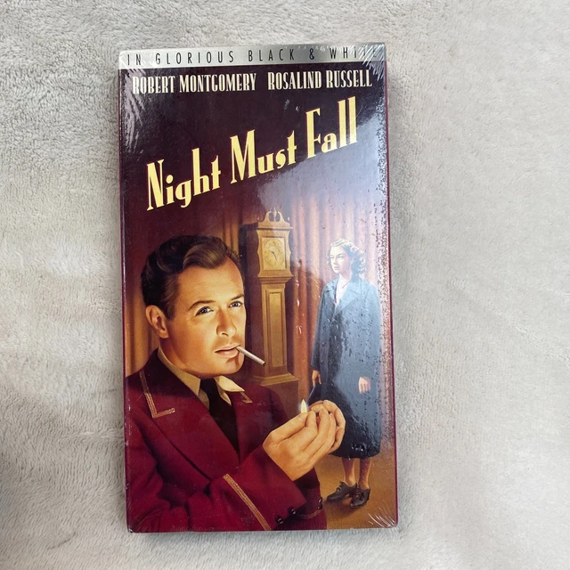 NIGHT MUST FALL 1937 Robert Montgomery Rosalind Russell Thriller VHS ...