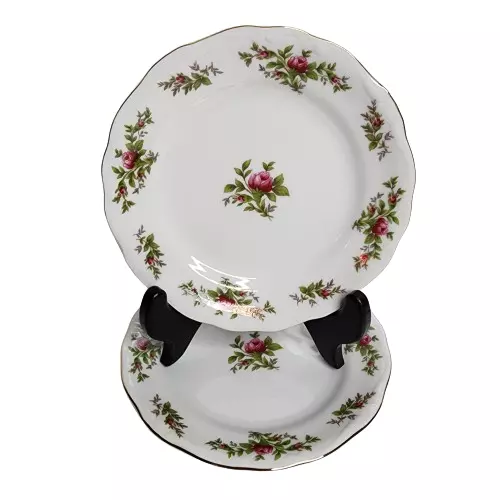 Johann Haviland MOSS ROSE  6” Bread And Butter Plates Set Traditions Fine China