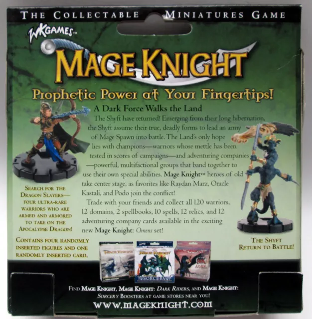 Mage Knight - Omens Booster Pack OVP 2