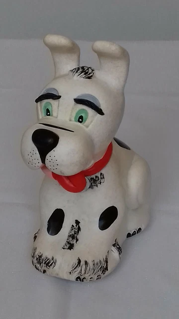 Ancien Chien Fumant la Pipe Jouet Mécanique ALPS Japon